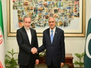 اسحاق ڈار کی ایرانی وزیرخارجہ سے ملاقات، ایران کے حق دفاع کی حمایت کے پاکستانی عزم کا اعادہ