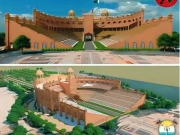 واہگہ بارڈر، باب آزادی اور اسٹیڈیم کی آرائشی کام تکمیل کے آخری مراحل میں داخل