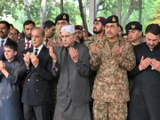 بھارتی جارحیت میں شہید ہونے والے لیفٹننٹ کرنل کے 7 سالہ بیٹے کی نماز جنازہ ادا