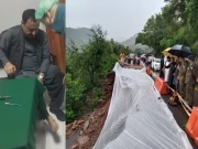 ڈپٹی کمشنر مری لینڈ سلائیڈنگ کے دوران پتھر لگنے سے زخمی ہوگئے