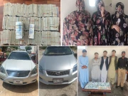 کراچی؛ اربوں روپے مالیت کی ایرانی کرنسی اسمگل کرنے کی کوشش ناکام، 3 خواتین سمیت 9 ملزمان گرفتار