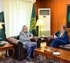 اسحاق ڈار سے  برطانوی ہائی کمشنر کی ملاقات، دو طرفہ تعلقات میں مثبت رفتار کا خیرمقدم