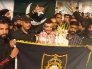 بھارتی باکسر کو بدترین شکست دینے والےعالمی یوتھ چیمپیئن عثمان وزیر کا کراچی میں شاندار استقبال