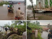 پشاور میں تیز ترین آندھی، طوفانی بارش نے تباہی مچا دی