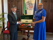 سینٹ کٹس اینڈ نیوس میں پاکستان کا پہلا ہائی کمشنر تعینات، اسناد ریاستی سربراہ کو پیش