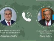 اقوام متحدہ کے سیکریٹری جنرل کا اسحاق ڈار سے رابطہ، تنازعات کے حل کیلئے عزم کا اعادہ