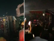 لاہور؛ ٹریکٹر سے ٹکر، ڈمپر نے موٹرسائیکل اور رکشے کو کچل دیا،  3 افراد جاں بحق