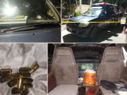 کراچی، گزری میں پولیس موبائل پر فائرنگ