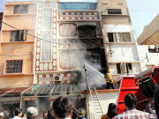 شریف آباد کیمیکل کے گودام میں آتشزدگی 60لاکھ کانقصان