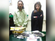 منشیات سپلائی کرنے والی خاتون ساتھی سمیت گرفتار کرسٹل آئس اور گردا برآمد
