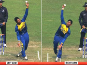 انڈر 19 ورلڈ کپ میں دونوں ہاتھوں سے بولنگ کرنے والے کامینڈو سری لنکن کپتان