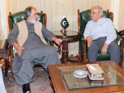 کراچی سندھ اوربلوچستان کے نگراں وزرائے اعلیٰ کی ملاقات 