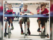 پڑھائی اور ورزش ساتھ ساتھ