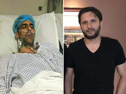 آفریدی کا منصوراحمد کے علاج کی ذمے داری سنبھالنے کا اعلان