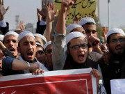 لاہورمیں تحریک لبیک کااحتجاجی دھرنا دوسرے روز بھی جاری