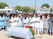  شیراز اظفر او ر نصر اللہ یٰسین آباد قبرستان میں سپرد خاک 