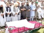 سنی اتحاد کونسل کے چیئرمین صاحبزادہ فضل کریم سپرد خاک   