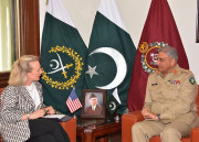 پاکستان آرمی چیف سے امریکی نائب وزیر خارجہ کی ملاقات