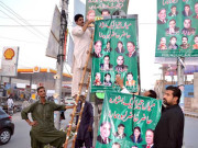 بلدیہ عظمیٰ انتخابی امیدوار پرچم پوسٹرز اور بینرز لگانے کے لیے رقم ادا کرنے کے پابند