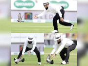 ایجبسٹن ٹیسٹ میں امپائر علیم ڈار کبوتروں کو بھی اڑاتے نظر آئے