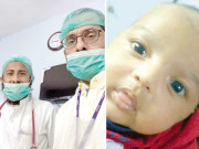 نوزائیدہ بچہ کامیاب بون میرو ٹرانسپلانٹ کے بعد گھر منتقل