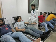 ایکسپریس میڈیا گروپ اور انڈس اسپتال کے زیرِاہتمام بلڈ کیمپ