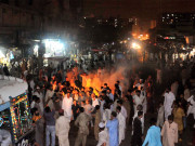 صدر میں تجاوزات کے خلاف آپریشن ہنگامہ آرائی سے ٹریفک جام