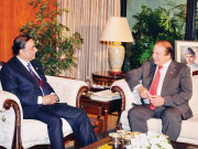 صدر زرداری اور میاں نوازشریف کی ملاقات 