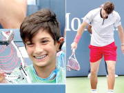 ڈومنک تھیم نے فرسٹریشن میں ریکٹ توڑ دیا بعد میں بطور تحفہ شائق کے سپرد