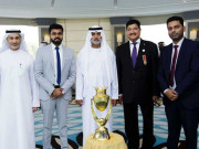 ابو ظہبی میں ایشیا کپ ٹرافی کی تقریب رونمائی