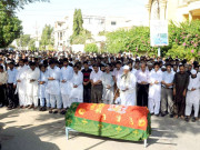 ممتاز ماہرتعلیم اظفررضوی یٰسین آباد قبرستان میں سپرد خاک 