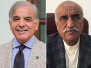 خورشید شاہ کی شہباز شریف سے ملاقات انتخابی دھاندلی کمیٹی سمیت اہم امور پر غور
