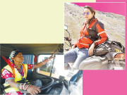 شاہراہوں پر حکم رانی کرتی ڈرائیور