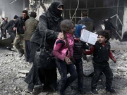 شام میں امریکی اتحاد کا حملہ 7 بچوں سمیت 32 شہری جاں بحق