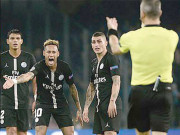 برازیلین فٹبالر نیمار دوران میچ ڈچ ریفری سے الجھ پڑے