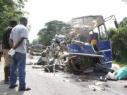 زمبابوے میں 2 بسوں کے درمیان تصادم میں 47 افراد ہلاک