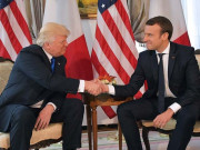 امریکی صدر ٹرمپ کی تحفظات کے باوجود فرانسیسی صدر سے ملاقات