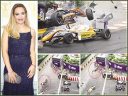 17سالہ جرمن ڈرائیور سوفیہ کی حالت خطرے سے باہر ریڑھ کی ہڈی فریکچر