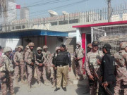 چینی قونصل خانے پر حملے میں نجی سیکیورٹی گارڈز نے ملازمین سمیت 15 شہریوں کو بچایا