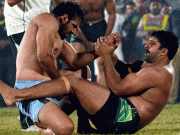 تین ملکی کبڈی سیریز بھارتی ٹیم لاہور پہنچ گئی