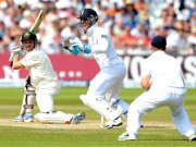 ناٹنگھم ٹیسٹ آسٹریلیا کو شکست کی آہٹ سنائی دینے لگی      