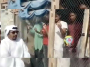 دبئی میں بھارتی شائقین فٹبال کوپنجرے میں قید کرنے والا شخص گرفتار