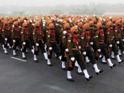 نئی دہلی میں فوجی پریڈ کی ریہرسل کے دوران پاکستان زندہ باد کے نعرے