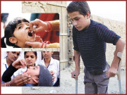 پولیوسے متاثرہ ممالک میں پاکستان تیسرے نمبرپر