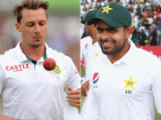 بابراعظم کے ہاتھوں پٹائی  ڈیل اسٹین کا ناقد کو باؤنسر