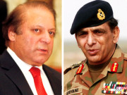 وزیراعظم نوازشریف سے آرمی چیف کی ملاقات اہم امور پر تبادلہ خیال  