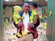 وریندر سہواگ اشتہار میں آسٹریلیاکے ’بے بی سٹر‘ بن گئے