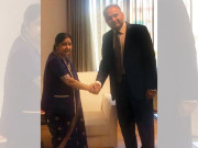 پاک بھارت کشیدگی ایم این اے رمیش کمار کی دہلی میں مودی اور سشما سے ملاقاتیں