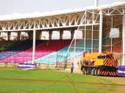 نیشنل اسٹیڈیم کا تعمیراتی کام آخری مراحل میں داخل