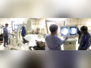 عباسی شہید اسپتال میں آپریشن کو اسکرین پر دیکھنے کیلیے مشین نصب